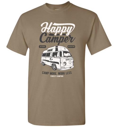 Happy Camper T Shirt freeshipping - DTF Print Store