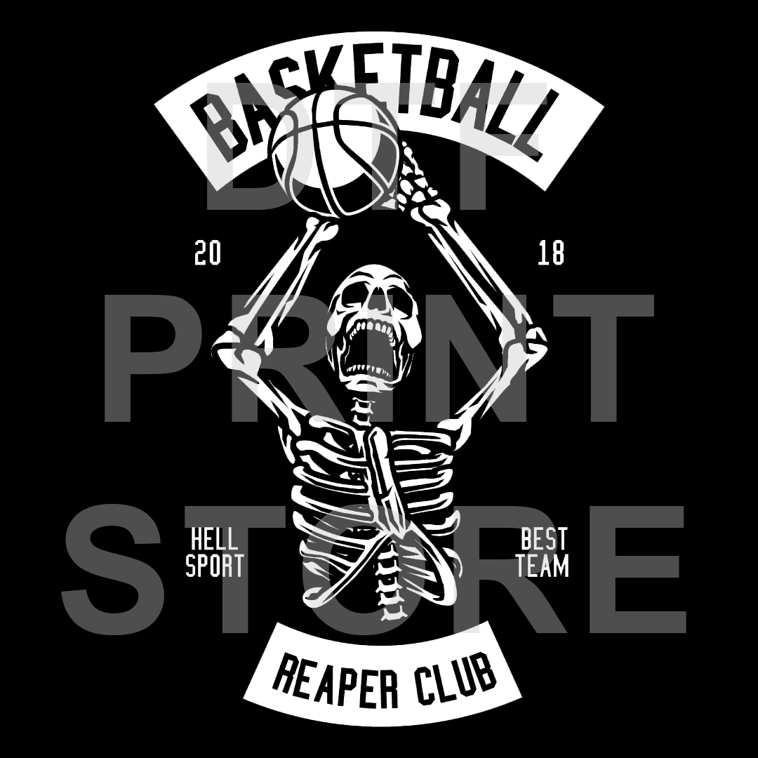 Baseball Reaper - DTF or SUBLIMATION Print 12" x 16" freeshipping - DTF Print Store