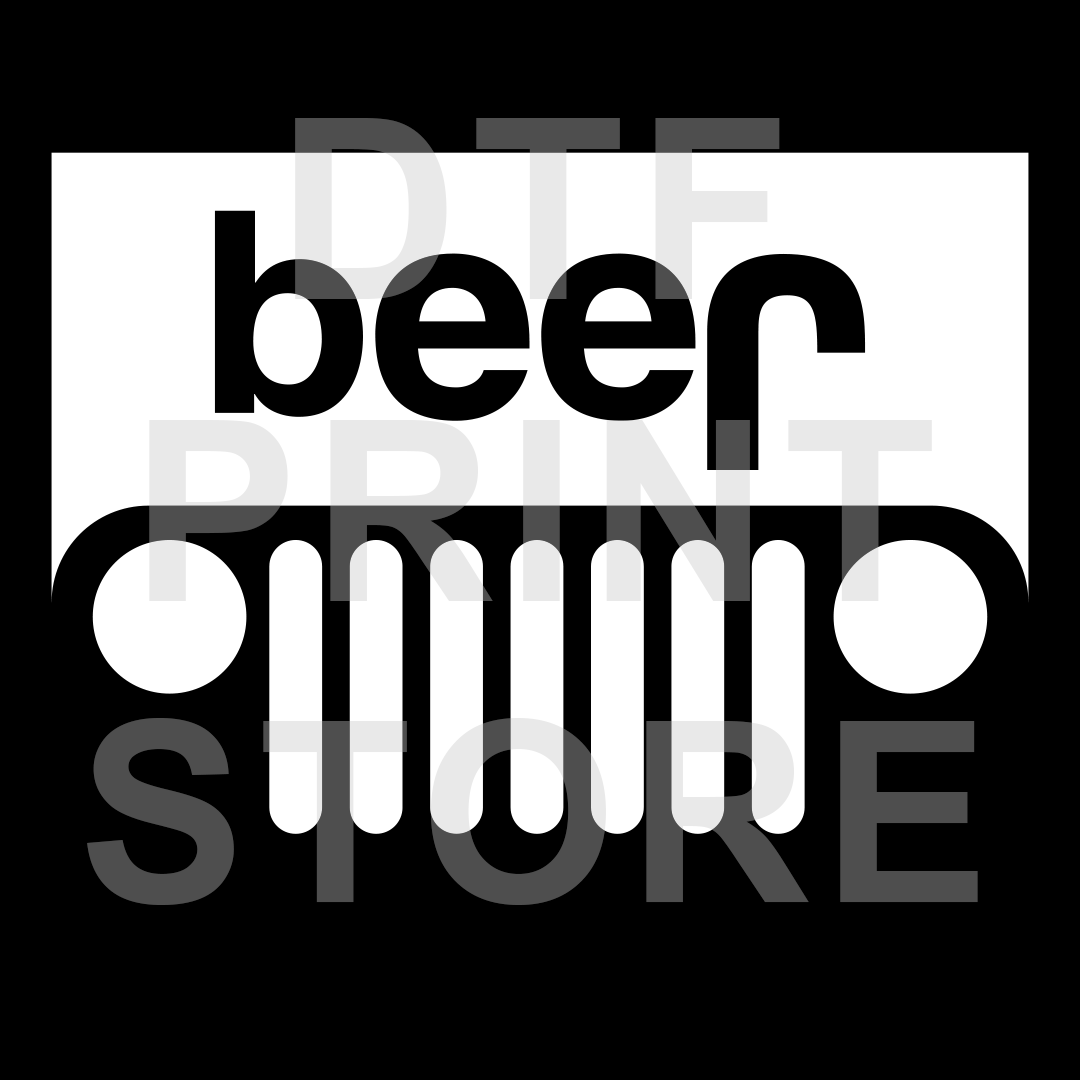 Beer Jeep - DTF or SUBLIMATION Print 12" x 16" freeshipping - DTF Print Store