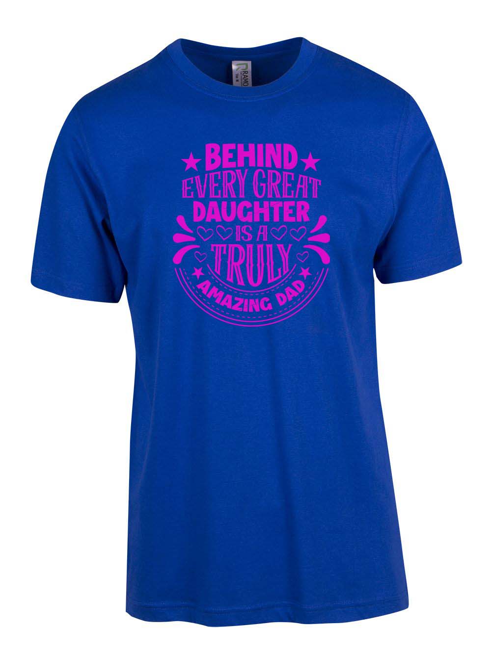 Behind Every Great Daughter T Shirt freeshipping - DTF Print Store