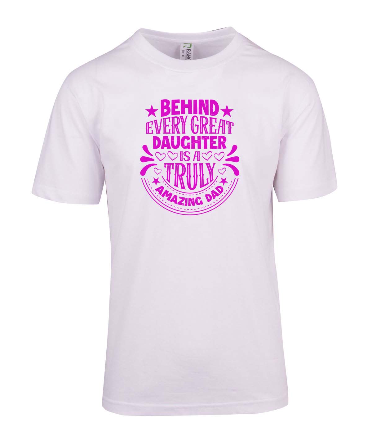 Behind Every Great Daughter T Shirt freeshipping - DTF Print Store
