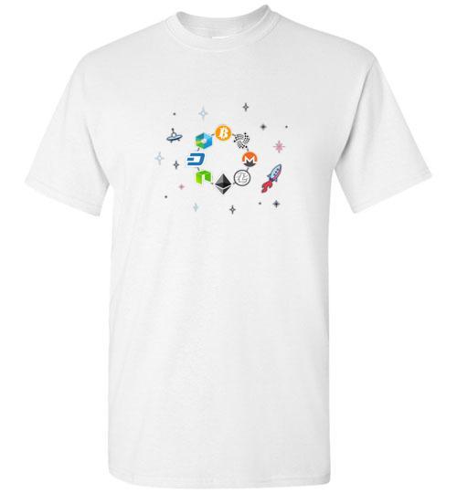 Crypto Moon T Shirt freeshipping - DTF Print Store