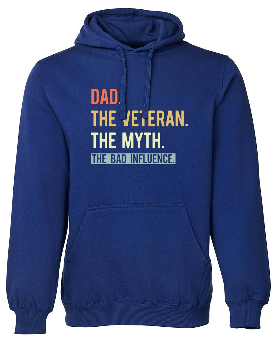 Dad, Veteran, Myth Logo Hoodie freeshipping - DTF Print Store