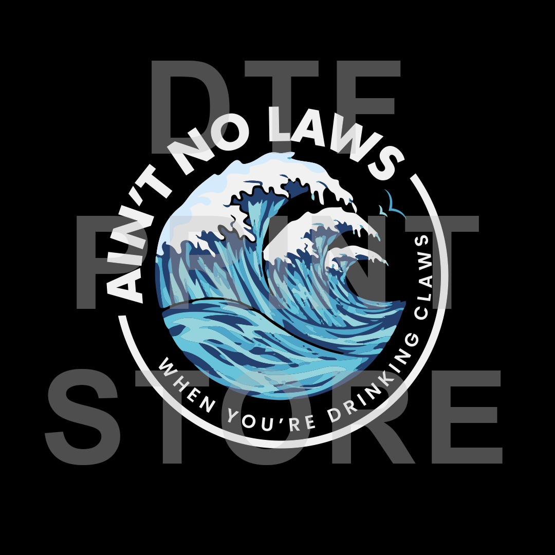 Drinking Claw - DTF or SUBLIMATION Print 12" x 16" freeshipping - DTF Print Store