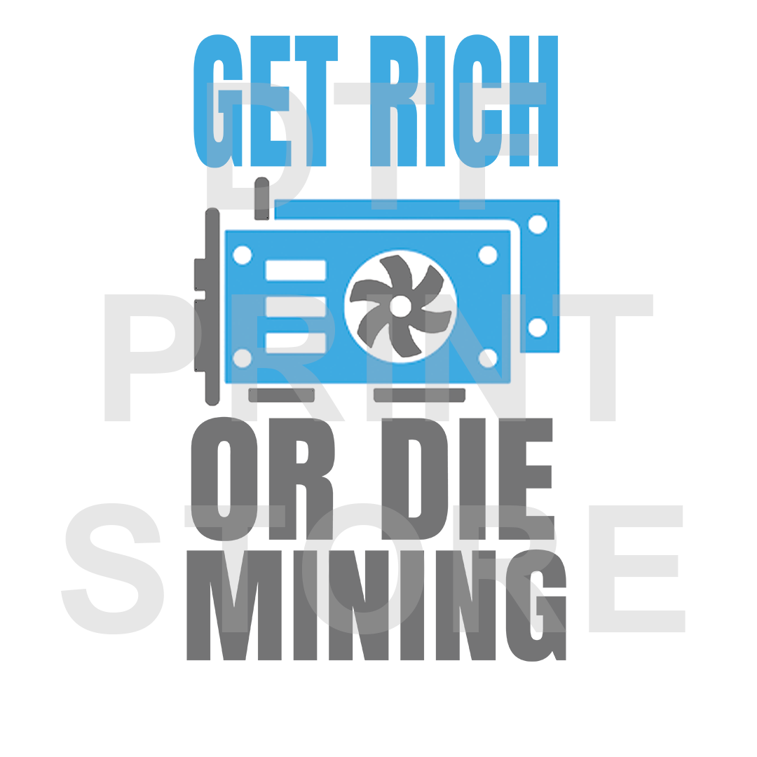 Get Rich DTF or SUBLIMATION Print 12" x 16" freeshipping - DTF Print Store