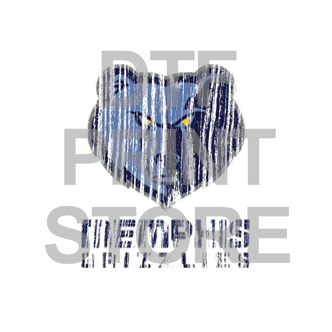 Grizzlies - DTF or SUBLIMATION Print 12" x 16" freeshipping - DTF Print Store