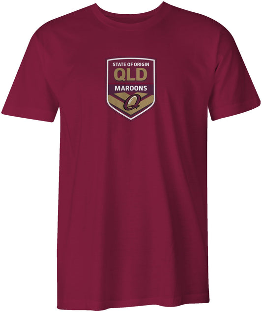 State Of Origin QLD Maroons Logo T-Shirt freeshipping - DTF Print Store