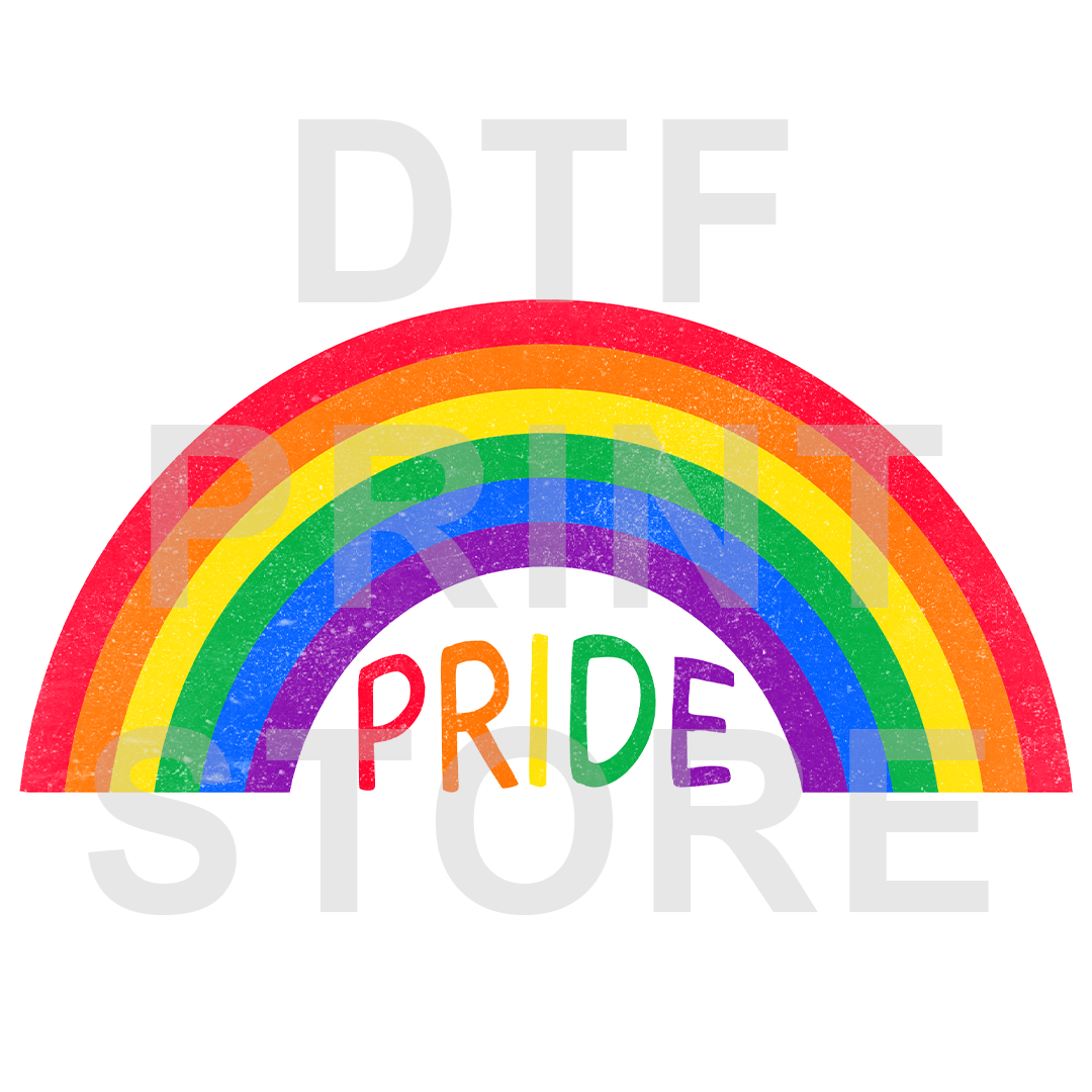 Rainbow Pride DTF or SUBLIMATION Print 12" x 16" freeshipping - DTF Print Store