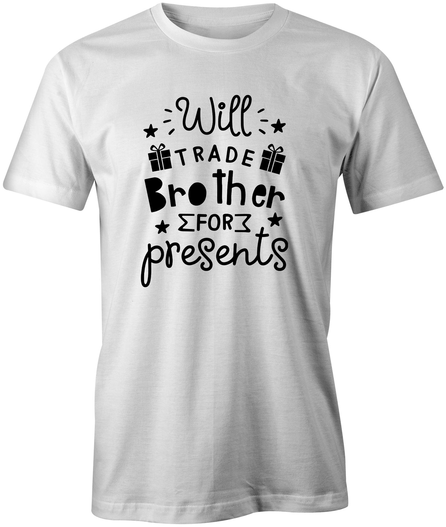 Will Trade Brother Kids Xmas T-Shirt freeshipping - DTF Print Store