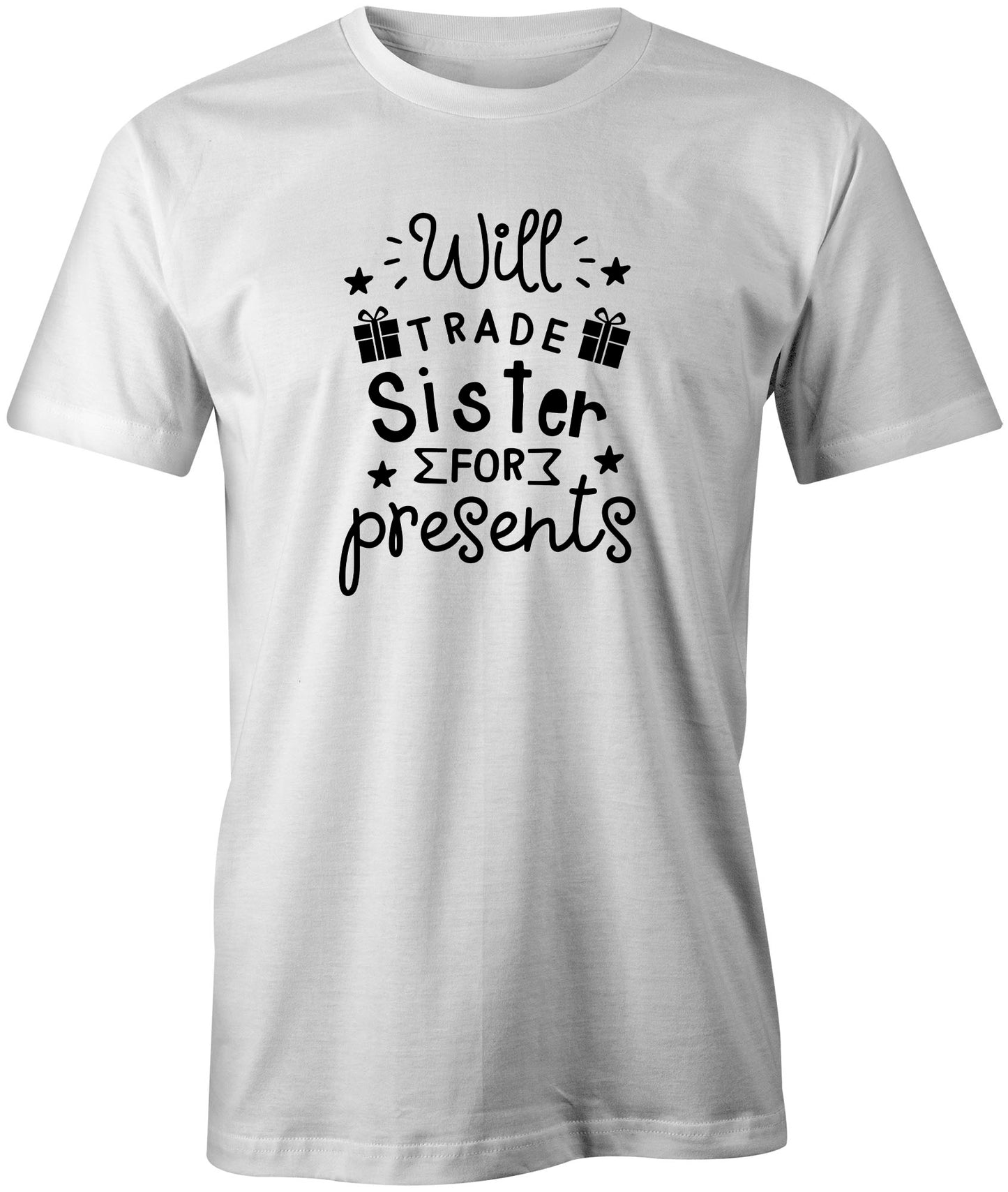 Will Trade Sister Kids Xmas T-Shirt freeshipping - DTF Print Store