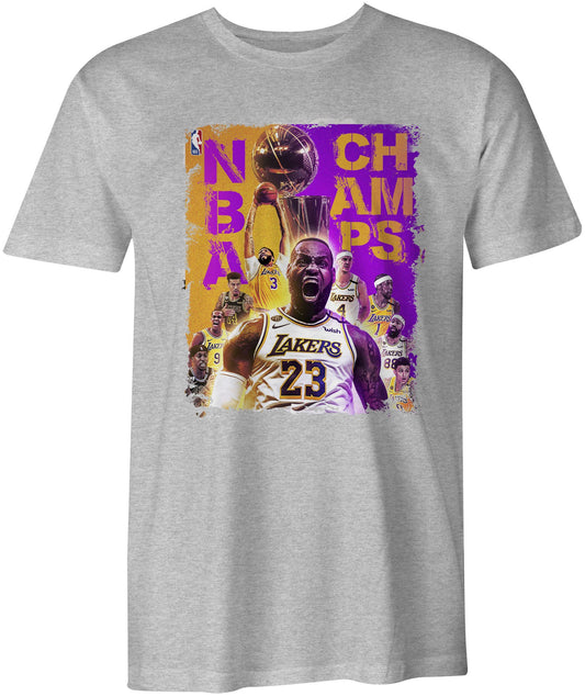 LA Lakers Themed T-Shirt Type 5 freeshipping - DTF Print Store
