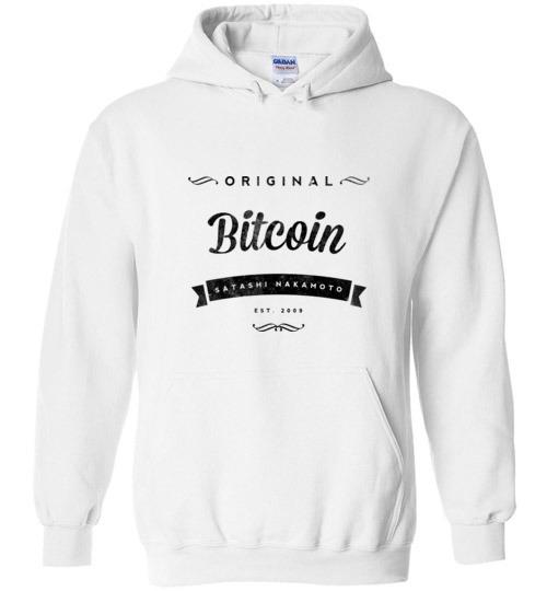 Original Bitcoin Inspired Hoodie freeshipping - DTF Print Store
