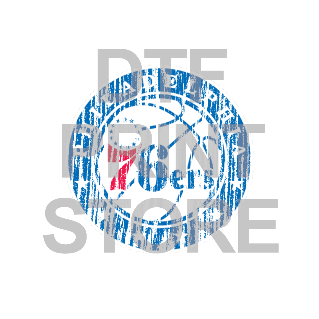 76ers - DTF or SUBLIMATION Print 12" x 16" freeshipping - DTF Print Store