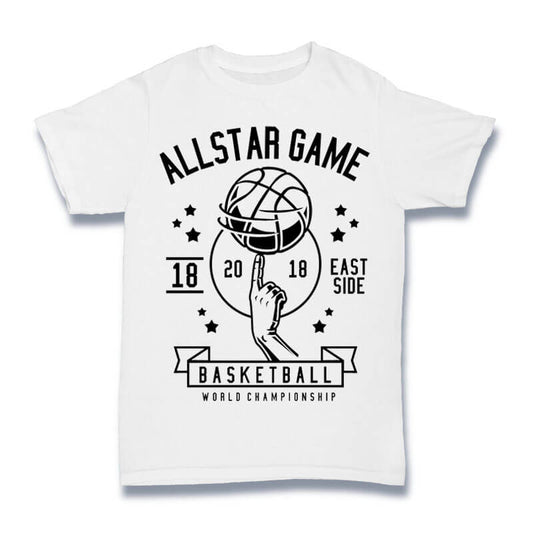 All Star Basketball T-Shirt freeshipping - DTF Print Store