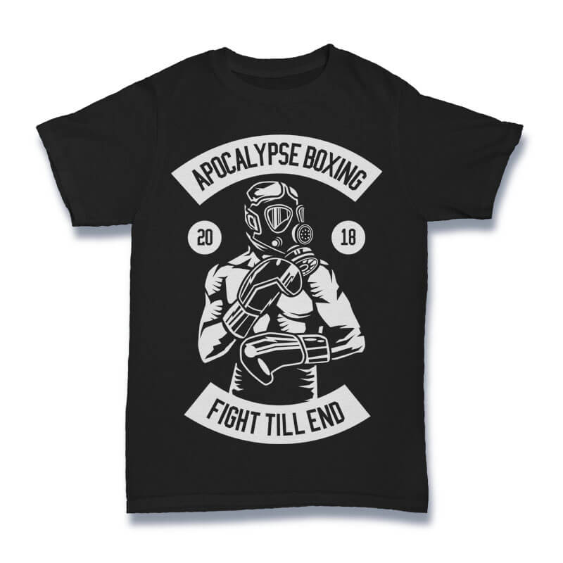 Apocalypse Boxing T-Shirt freeshipping - DTF Print Store