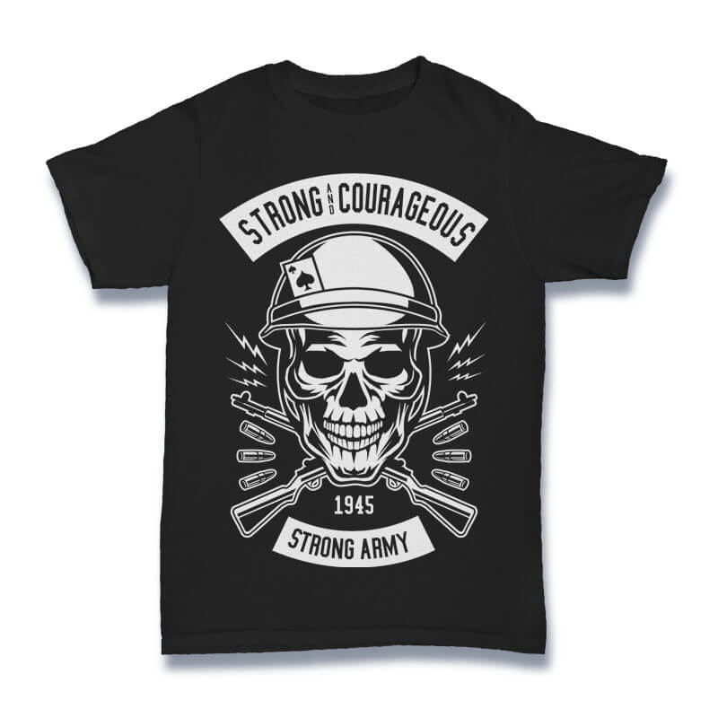 Strong Army T-Shirt freeshipping - DTF Print Store