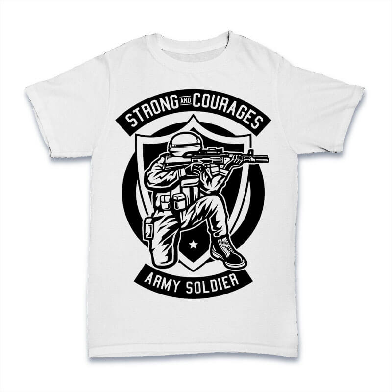 Strong Army 2 T-Shirt freeshipping - DTF Print Store