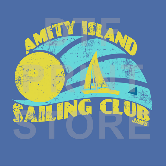 Amity Island Sailing Club DTF or SUBLIMATION Print 12" x 16" freeshipping - DTF Print Store