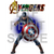 Avengers 14 DTF or SUBLIMATION Print 12" x 16" freeshipping - DTF Print Store