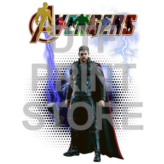 Avengers 3 DTF or SUBLIMATION Print 12" x 16" freeshipping - DTF Print Store