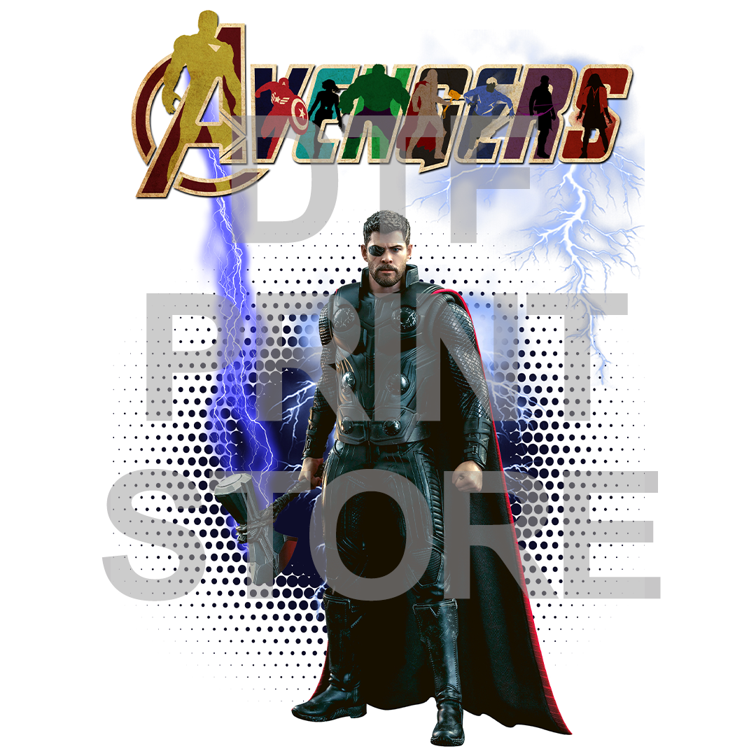 Avengers 3 DTF or SUBLIMATION Print 12" x 16" freeshipping - DTF Print Store