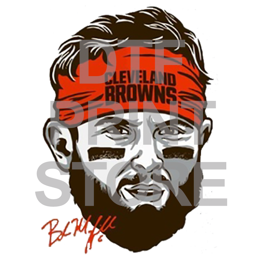 Baker Mayfield - DTF or SUBLIMATION Print 12" x 16" freeshipping - DTF Print Store