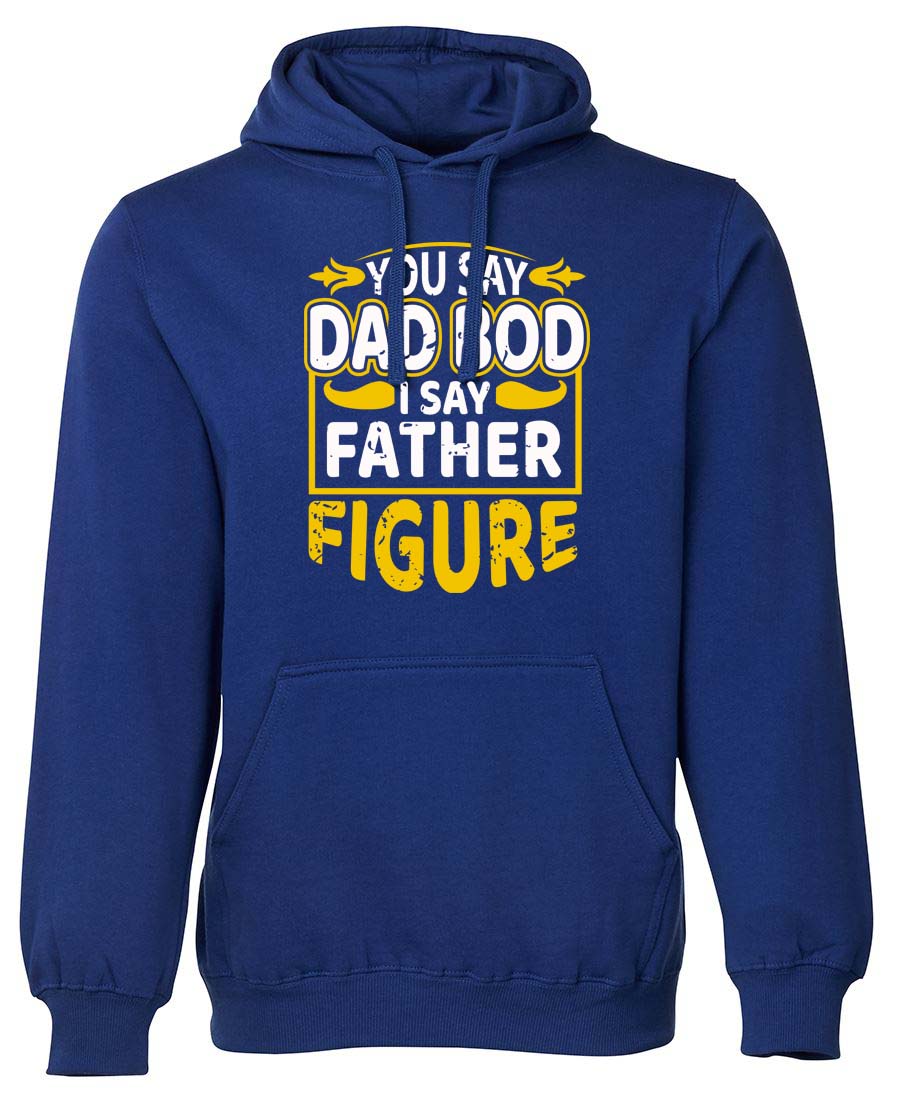 Dad Bod Father Figure Logo Hoodie freeshipping - DTF Print Store