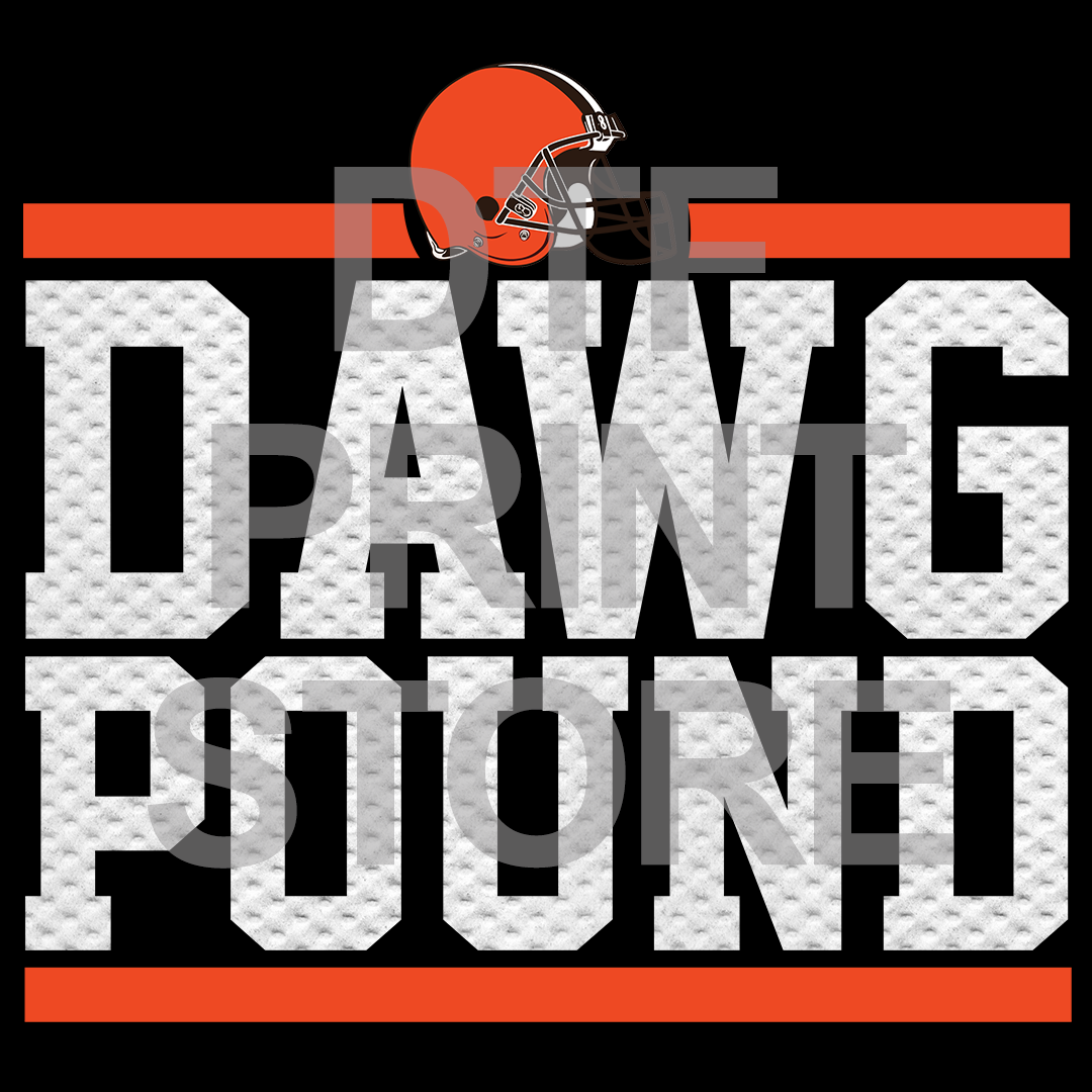 Dawg Pound - DTF or SUBLIMATION Print 12" x 16" freeshipping - DTF Print Store