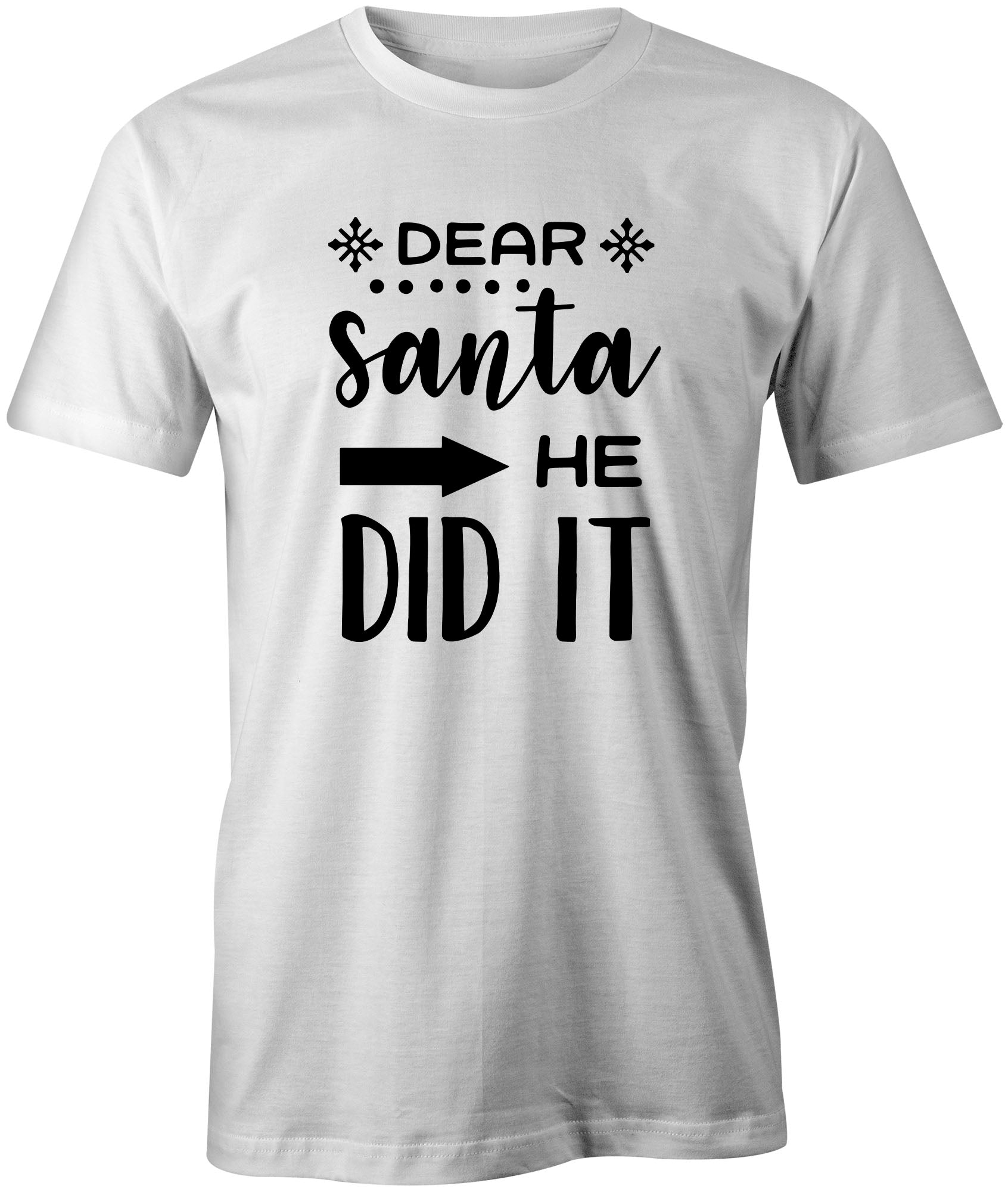 Dear Santa Kids Xmas T-Shirt freeshipping - DTF Print Store