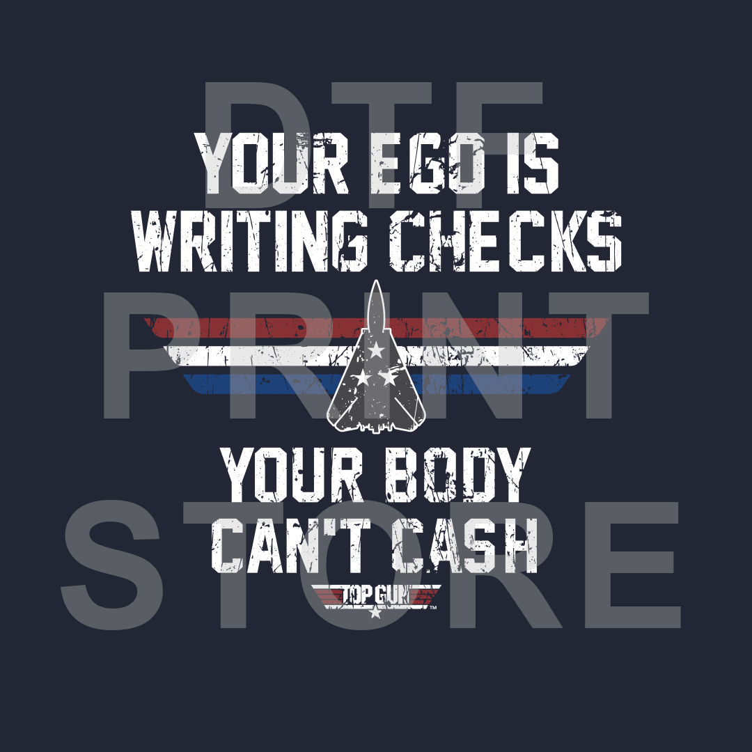 Ego Checks DTF or SUBLIMATION Print 12" x 16" freeshipping - DTF Print Store