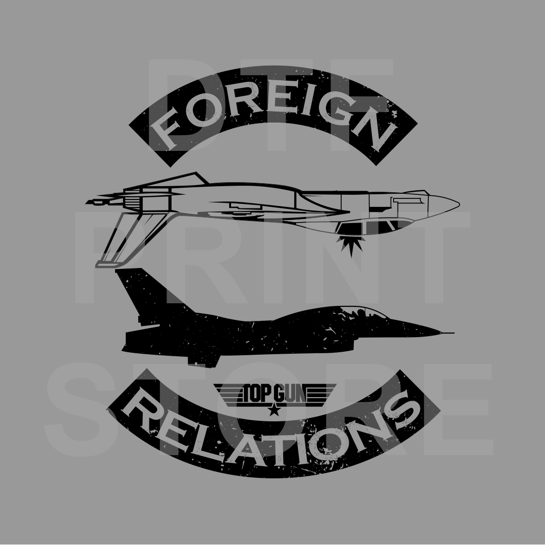 Foreign Relations DTF or SUBLIMATION Print 12" x 16" freeshipping - DTF Print Store