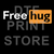 Free Hug- DTF or SUBLIMATION Print 12" x 16" freeshipping - DTF Print Store