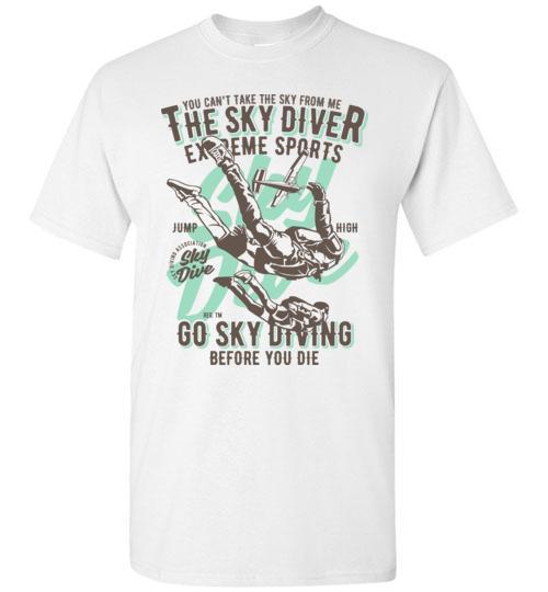 Sky Diver T Shirt freeshipping - DTF Print Store