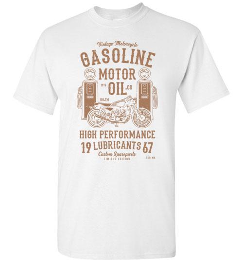 Gasoline Motor Oil T Shirt freeshipping - DTF Print Store