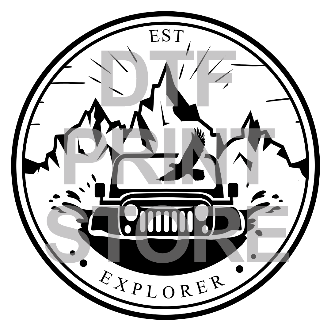 Jeep DTF or SUBLIMATION Print 12" x 16" 29 Types freeshipping - DTF Print Store