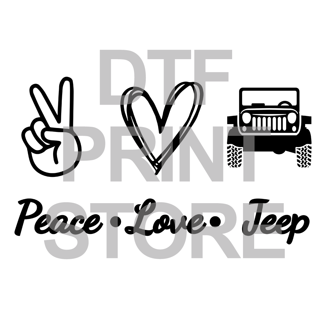 Jeep DTF or SUBLIMATION Print 12" x 16" 29 Types freeshipping - DTF Print Store