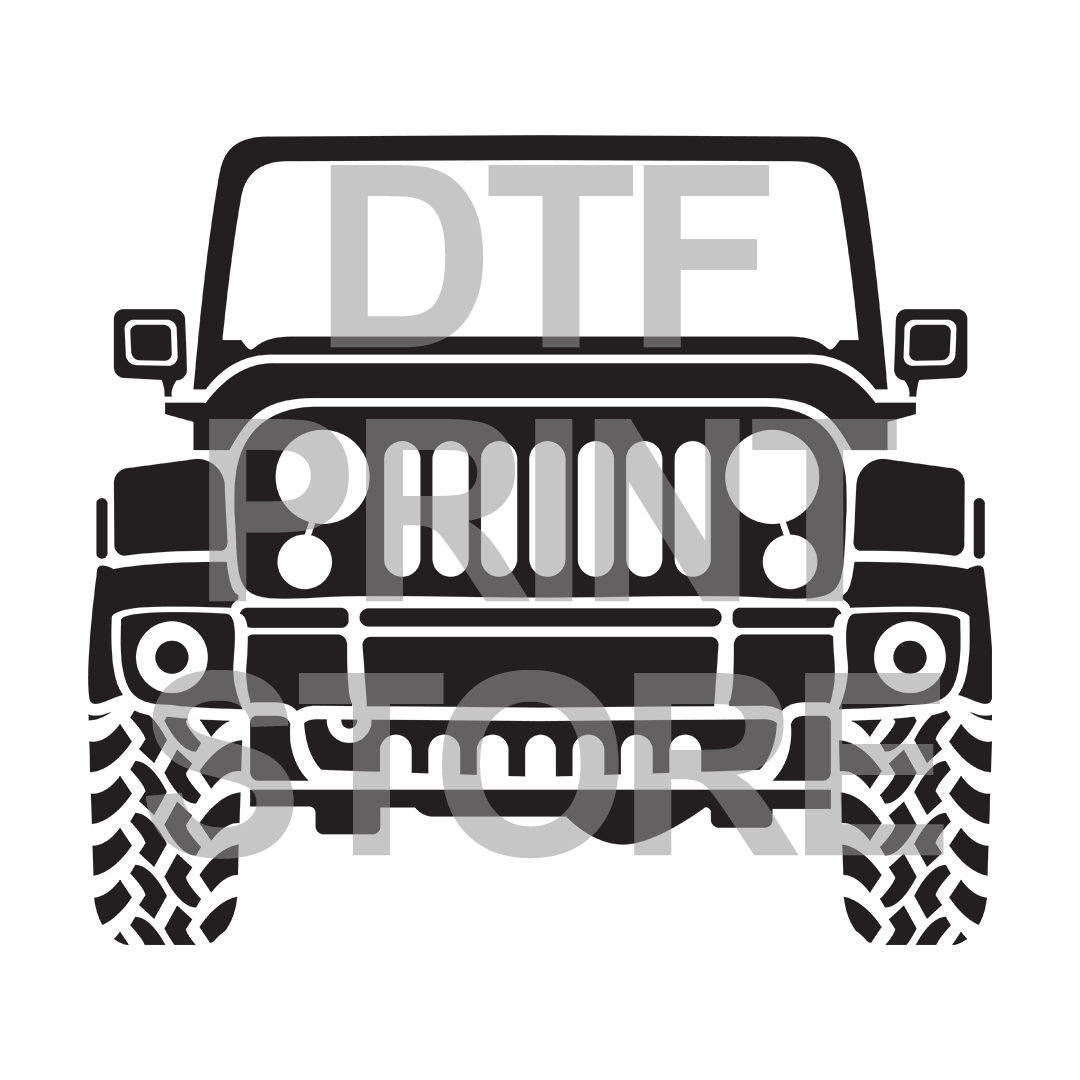 Jeep DTF or SUBLIMATION Print 12" x 16" 29 Types freeshipping - DTF Print Store