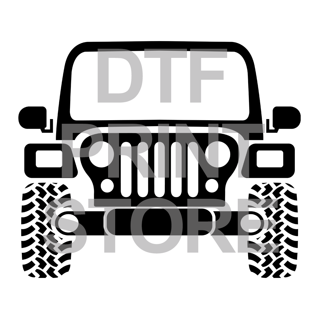Jeep DTF or SUBLIMATION Print 12" x 16" 29 Types freeshipping - DTF Print Store