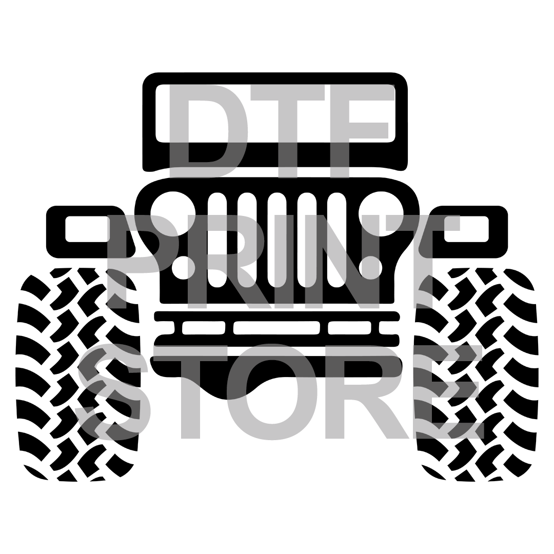 Jeep DTF or SUBLIMATION Print 12" x 16" 29 Types freeshipping - DTF Print Store