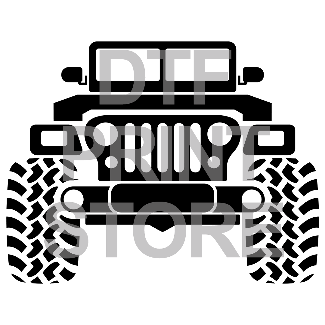 Jeep DTF or SUBLIMATION Print 12" x 16" 29 Types freeshipping - DTF Print Store