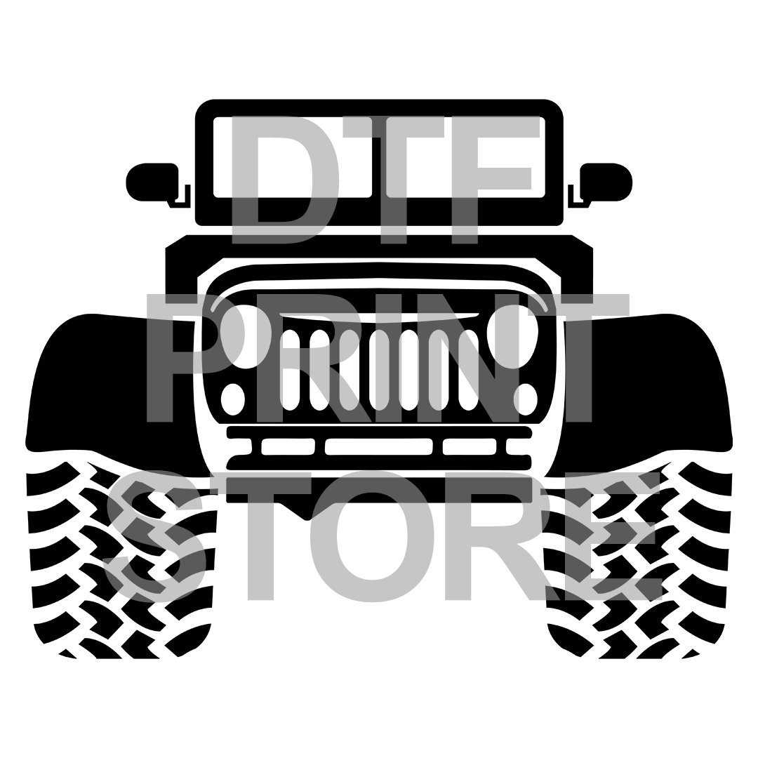 Jeep DTF or SUBLIMATION Print 12" x 16" 29 Types freeshipping - DTF Print Store