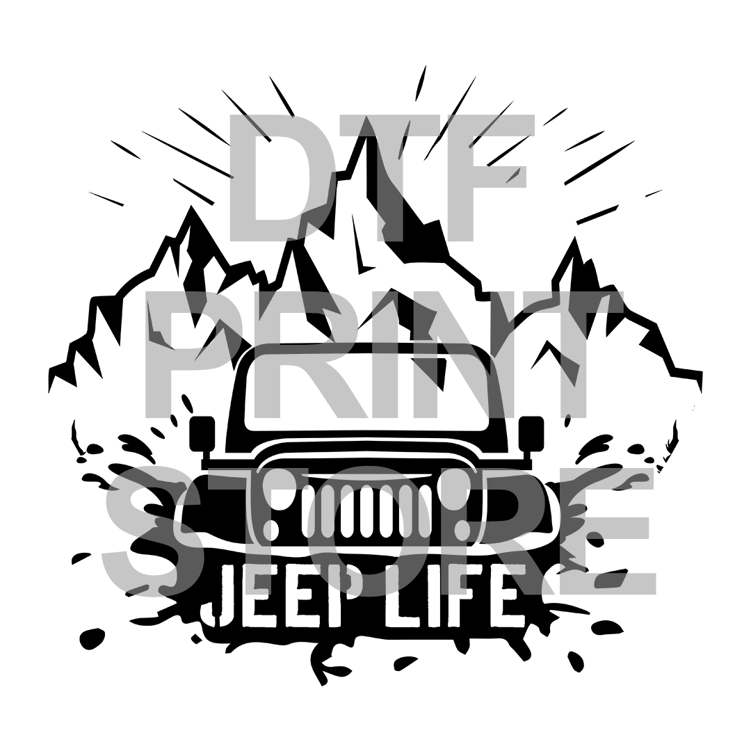 Jeep DTF or SUBLIMATION Print 12" x 16" 29 Types freeshipping - DTF Print Store