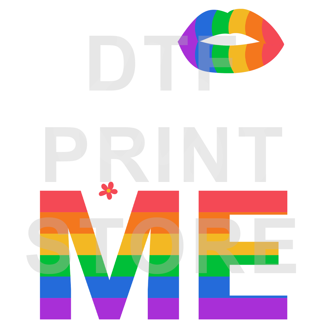 Kiss Me DTF or SUBLIMATION Print 12" x 16" freeshipping - DTF Print Store