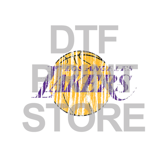 Lakers Logo - DTF or SUBLIMATION Print 12" x 16" freeshipping - DTF Print Store