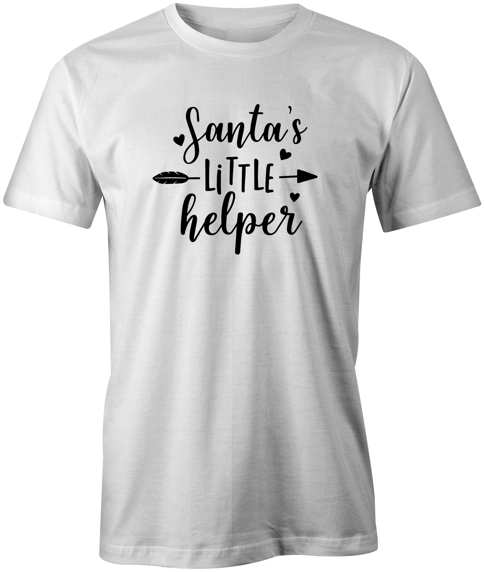 Santa's Little Helper Kids Xmas T-Shirt freeshipping - DTF Print Store