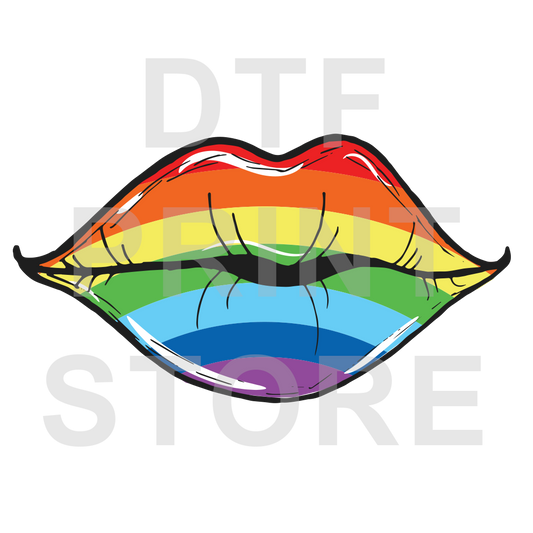 Lips DTF or SUBLIMATION Print 12" x 16" freeshipping - DTF Print Store