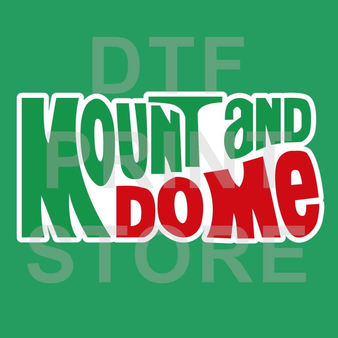 Mount and Dome - DTF or SUBLIMATION Print 12" x 16" freeshipping - DTF Print Store