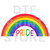 Rainbow Pride DTF or SUBLIMATION Print 12" x 16" freeshipping - DTF Print Store