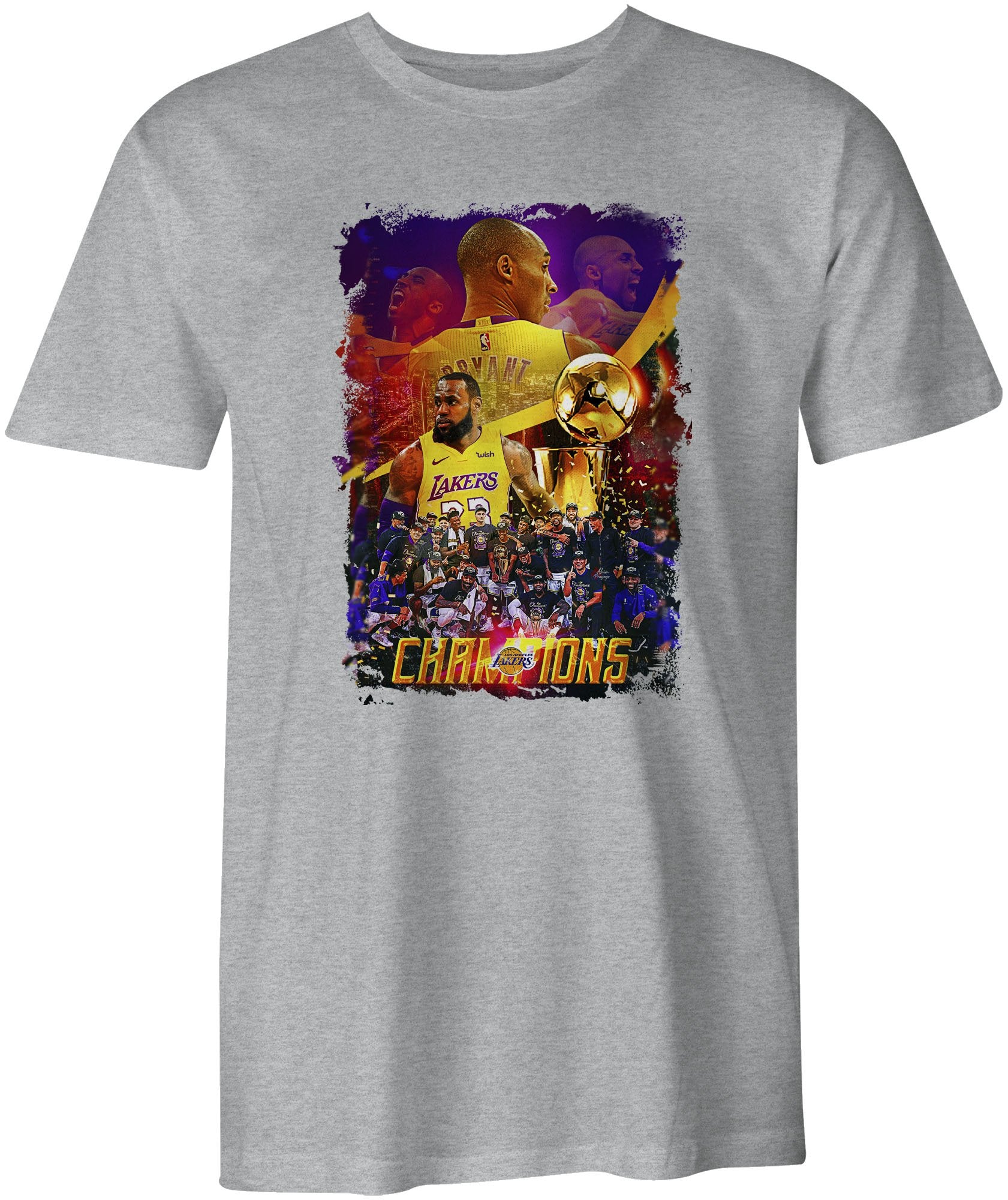 LA Lakers Themed T-Shirt Type 1 freeshipping - DTF Print Store