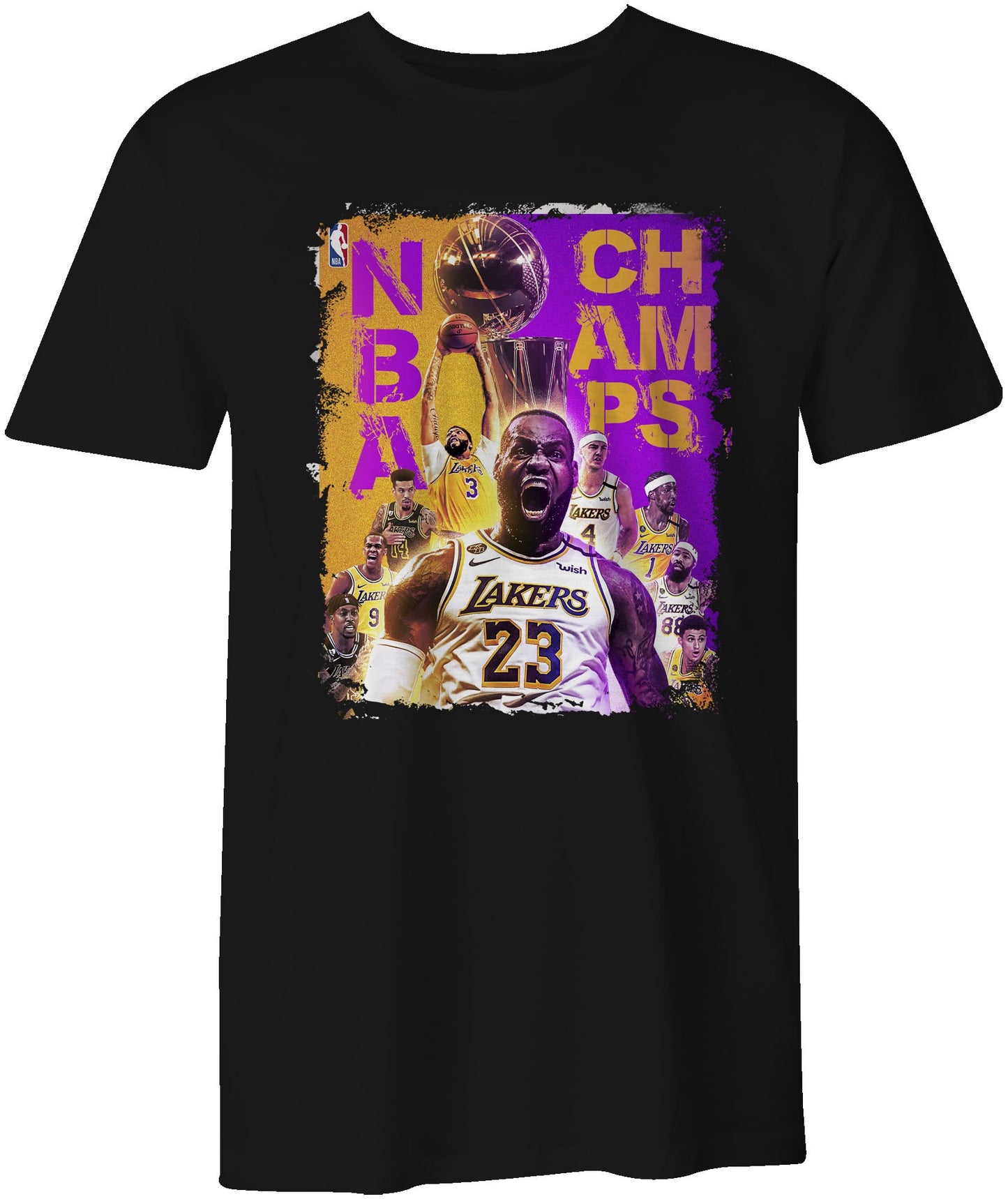 LA Lakers Themed T-Shirt Type 5 freeshipping - DTF Print Store